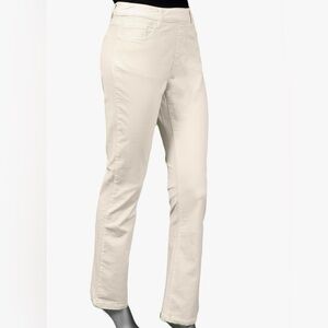 Tribal Cream Straight-Leg Pants